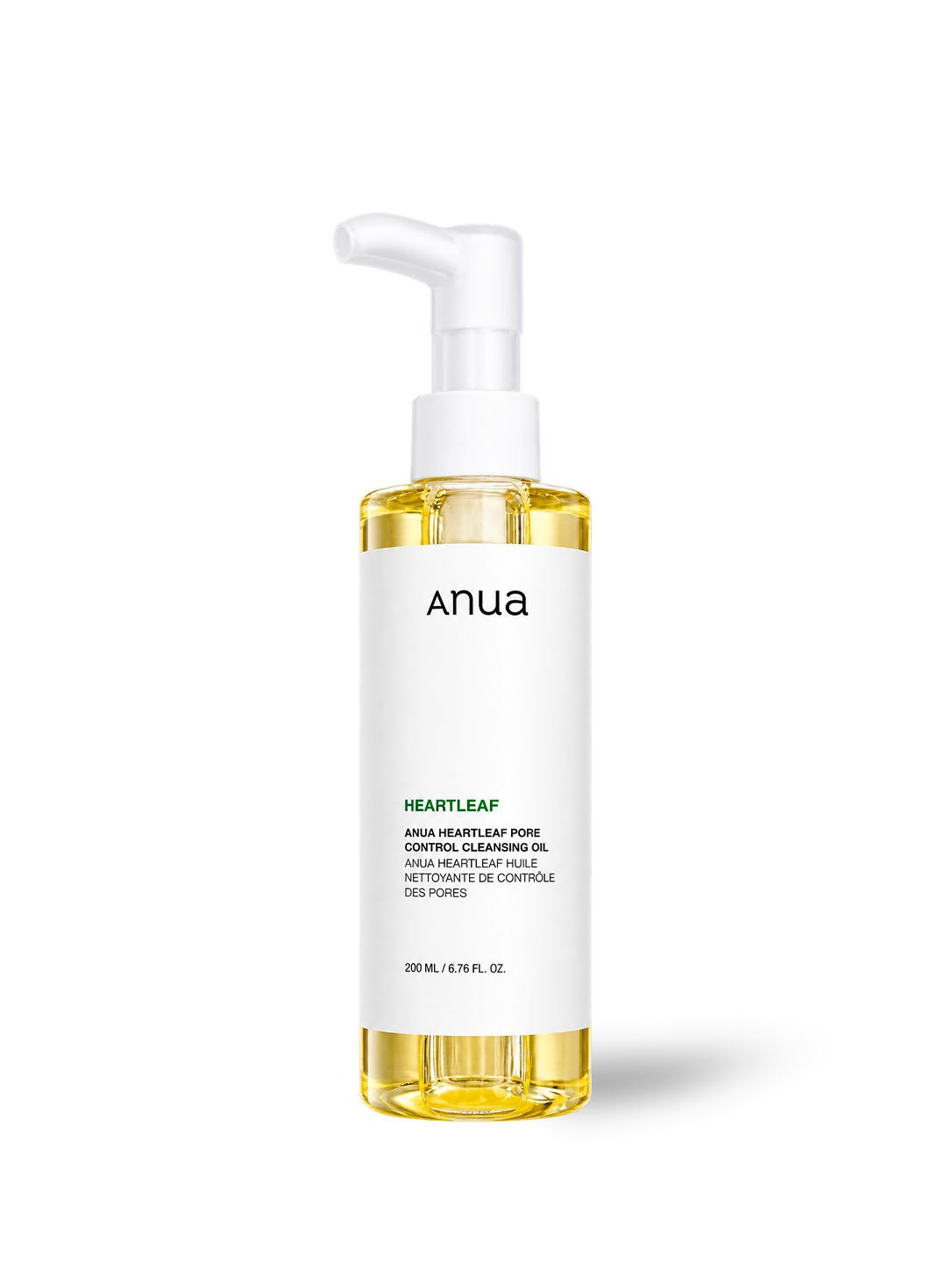 Huile nettoyante anti-pores à la Heartleaf Anua, 200 ml, vue de face