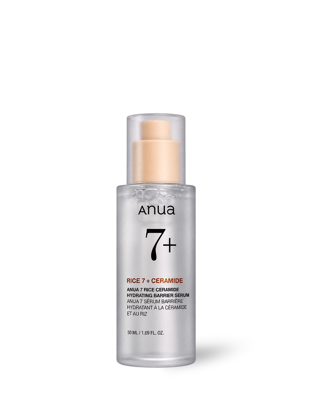 Sérum 7+ Rice Ceramide Hydrating Barrier Anua, 50 ml, vue de face