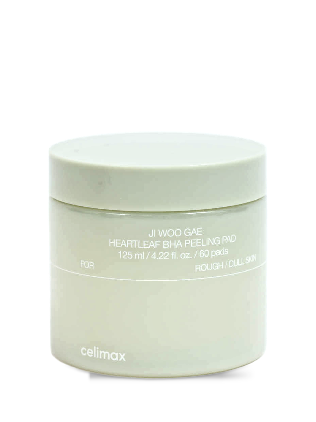 Disques exfoliants Jiwoogae Heartleaf BHA Peeling Pads Celimax, 60 disques
