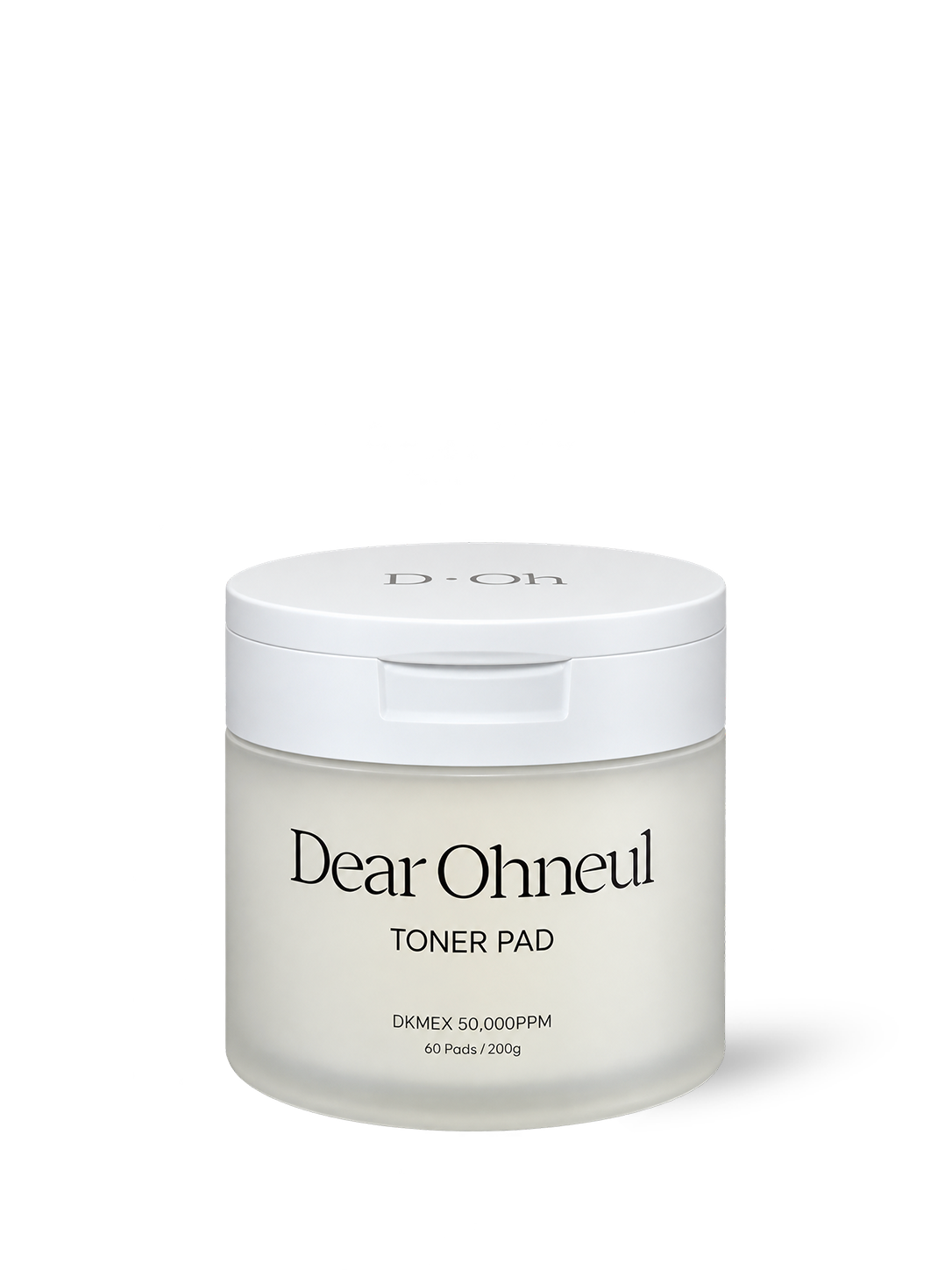 Pads hydratants au lait d’ânesse Donkey Toner Pads Dear Ohneul, 60 pads, vue de face