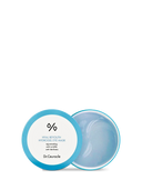 Patchs contour des yeux à l’acide hyaluronique Hyal Reyouth Dr. Ceuracle, pot ouvert et patchs, vue de face