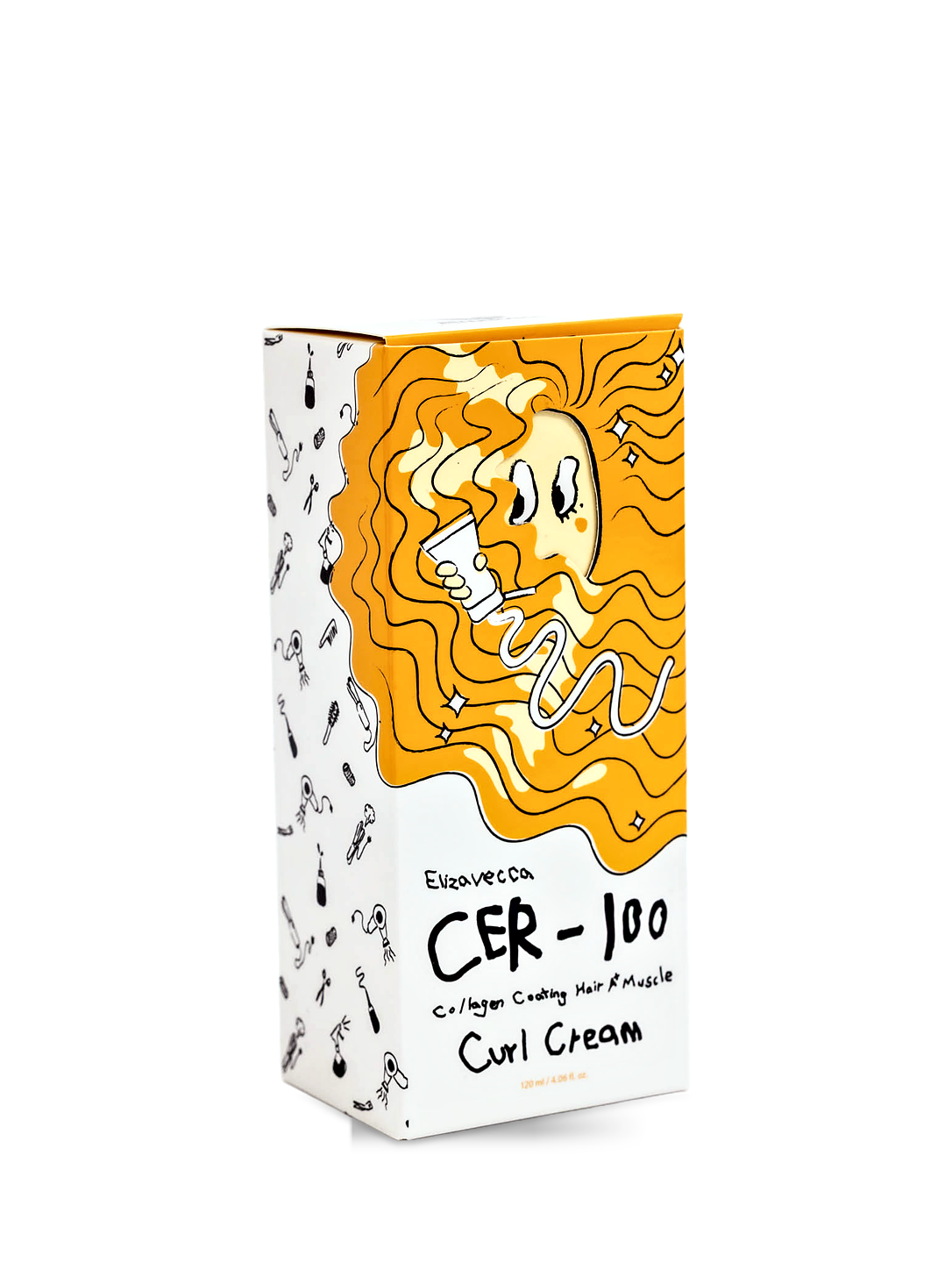 Boîte de la crème boucles Cer-100 Collagen Coating Hair A+ Muscle Elizavecca