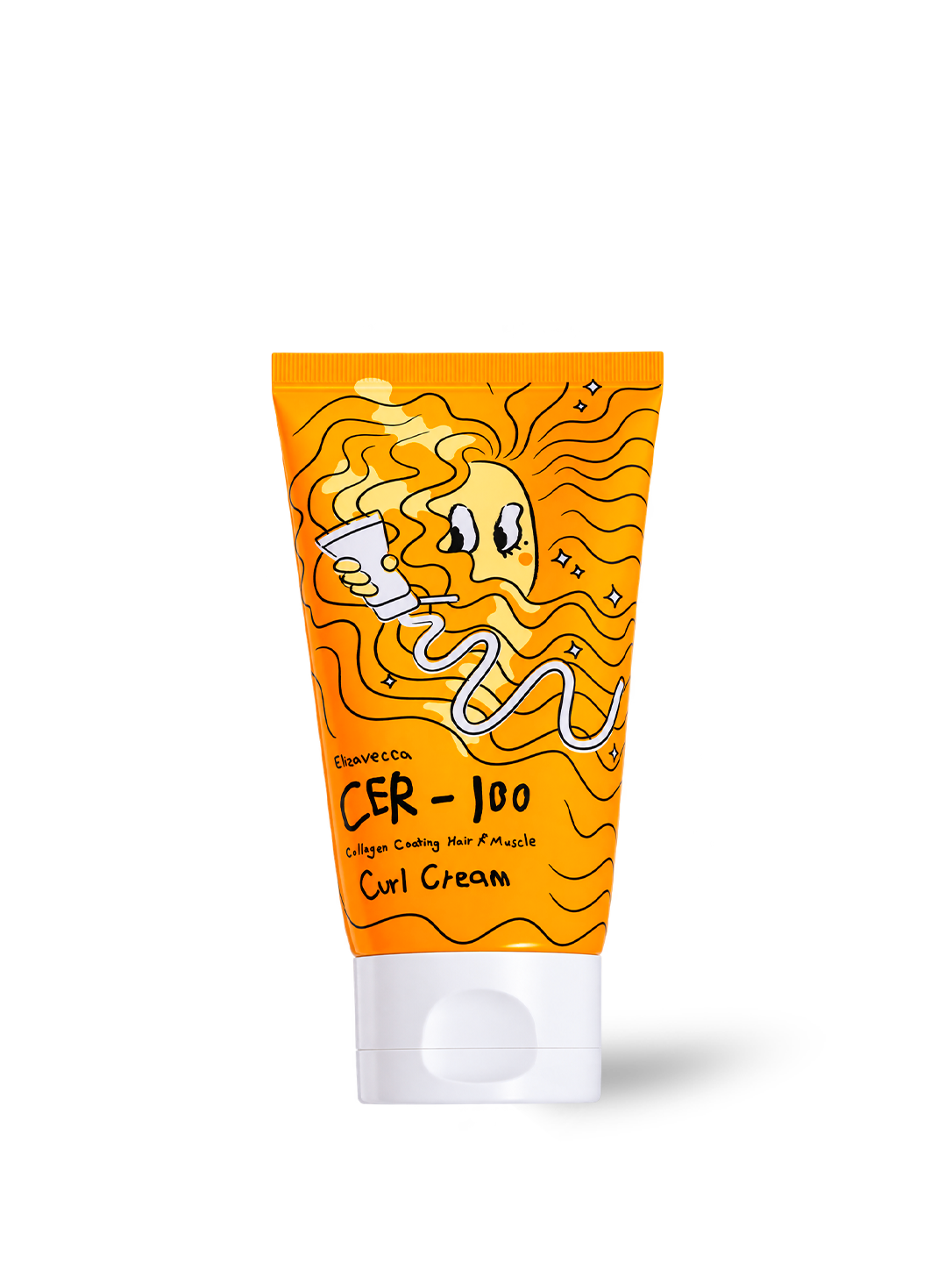 Crème boucles Cer-100 Collagen Coating Hair A+ Muscle Elizavecca, 120 ml, vue de face