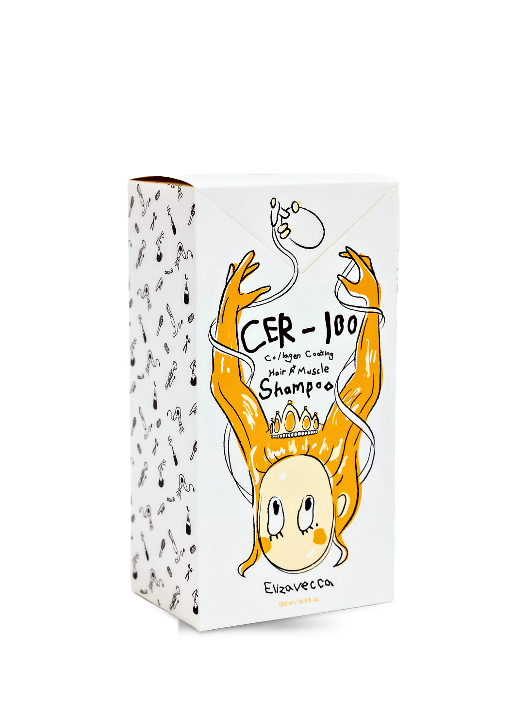 Boîte du shampoing Cer-100 Collagen Coating Hair Muscle Elizavecca