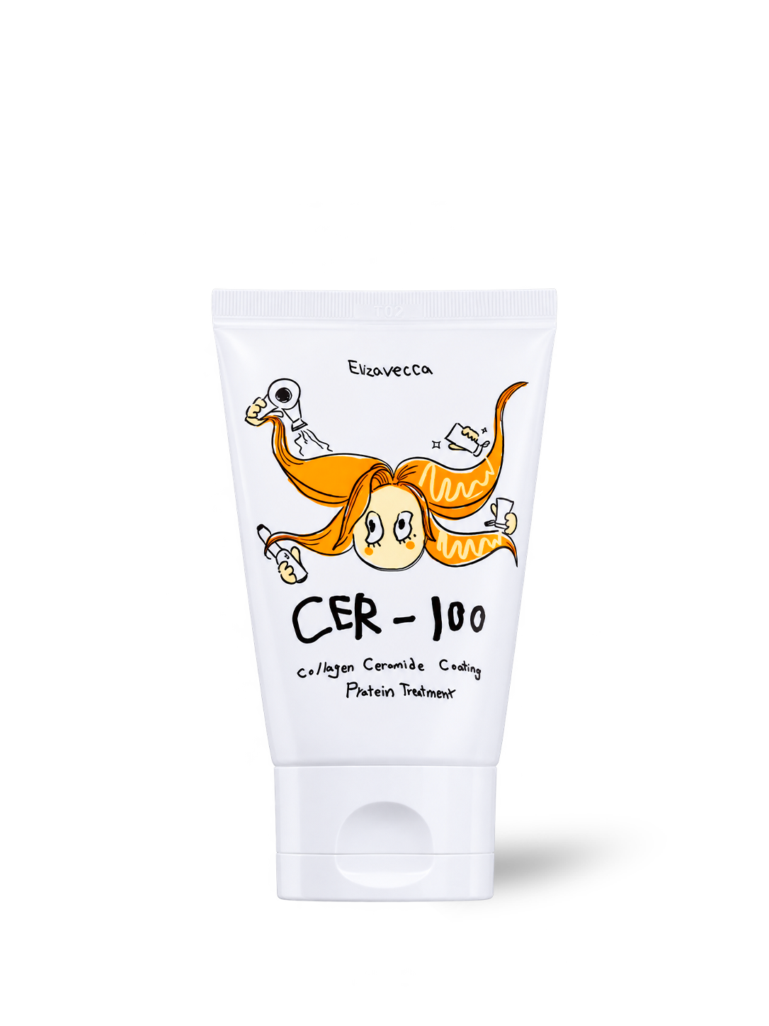Soin cheveux Milky Piggy Cer-100 Collagen Ceramide Elizavecca, 100 ml, vue de face