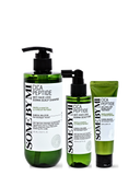 Pack cuir chevelu Cica Peptide SOME BY MI : shampoing, tonique et soin du cuir chevelu