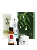 Pack Découverte Fiveaven : les 5 produits réunis, nettoyant MIDHA, sérum INFOD+, crème MIDHA, crème solaire et masque Dr Ceuracle
