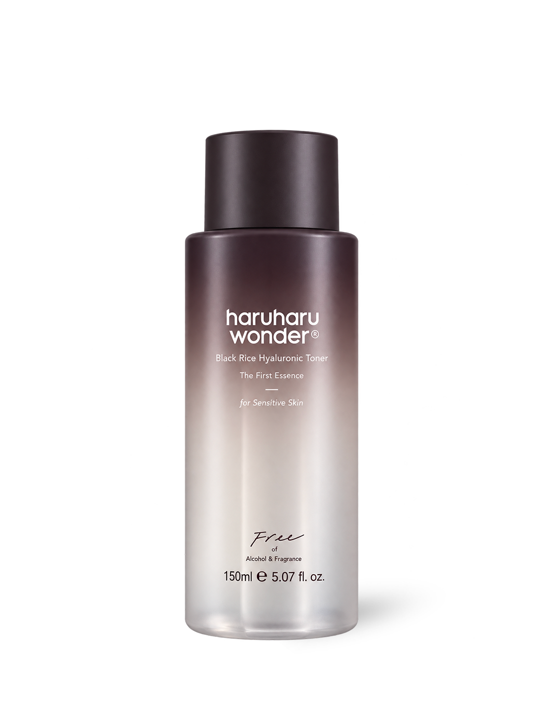 Lotion tonique au riz noir et acide hyaluronique Haruharu Wonder, 150 ml, vue de face