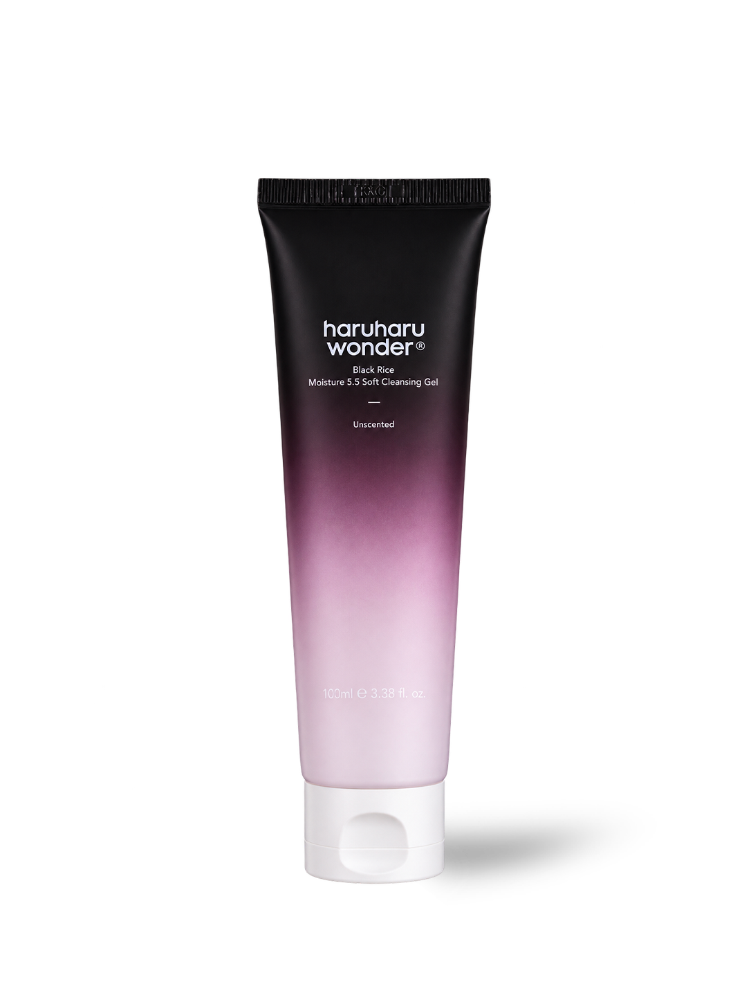 Gel nettoyant doux Black Rice Moisture 5.5 Haruharu Wonder, 100 ml, vue de face