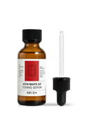 Sérum éclat Vita³MAPS Toning Serum INFOD+, 30 ml, flacon et pipette, vue de face