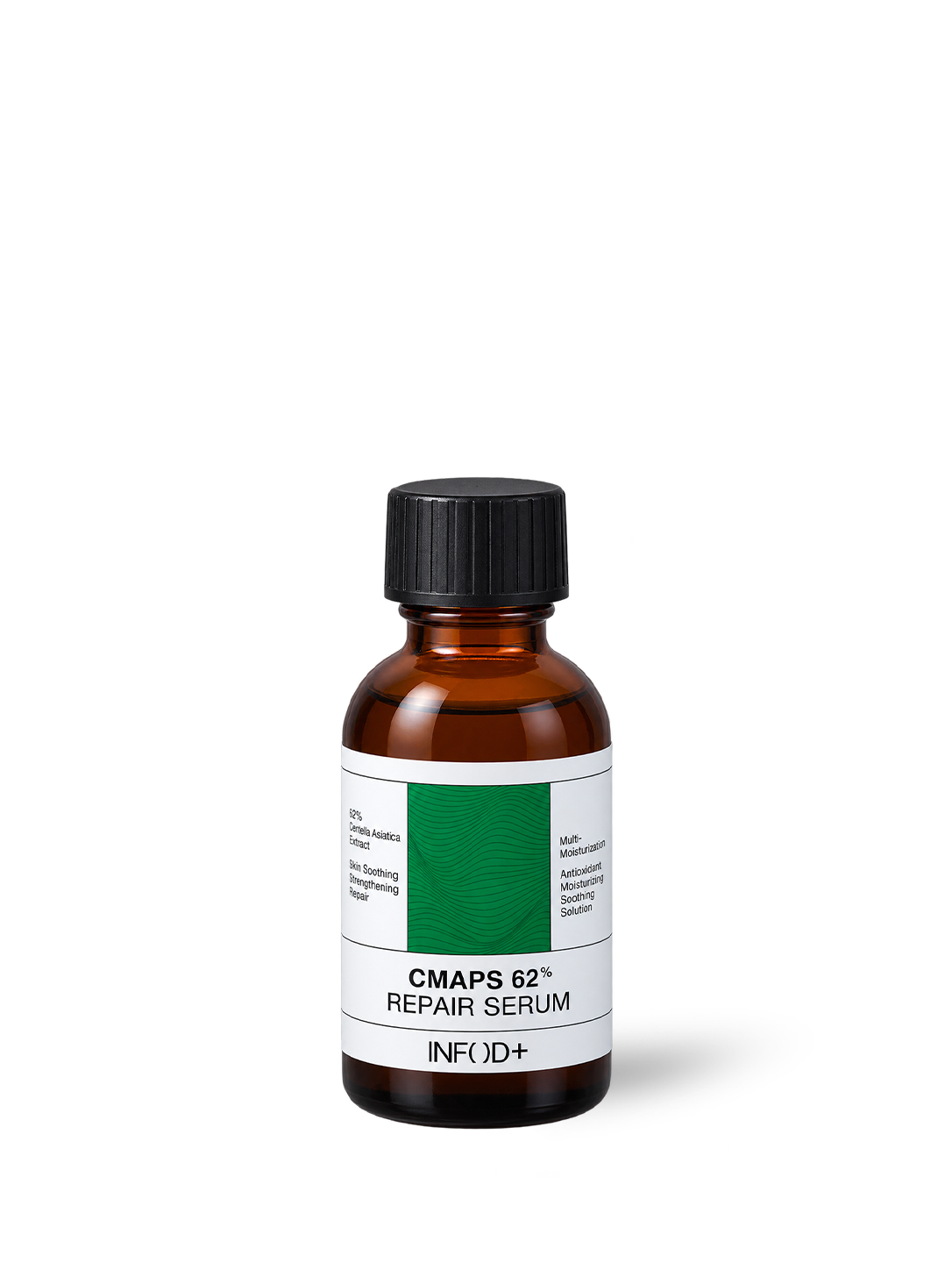 Sérum réparateur CMAPS Repair Serum INFOD+, 30 ml, flacon et pipette, vue de face