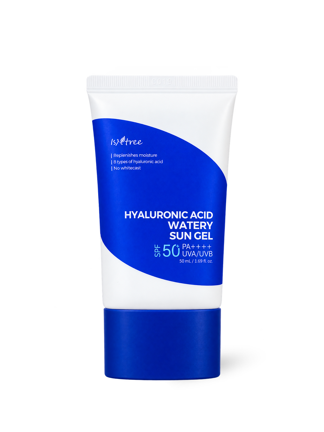 Gel solaire Hyaluronic Acid Watery Sun Gel Isntree, 50 ml, vue de face
