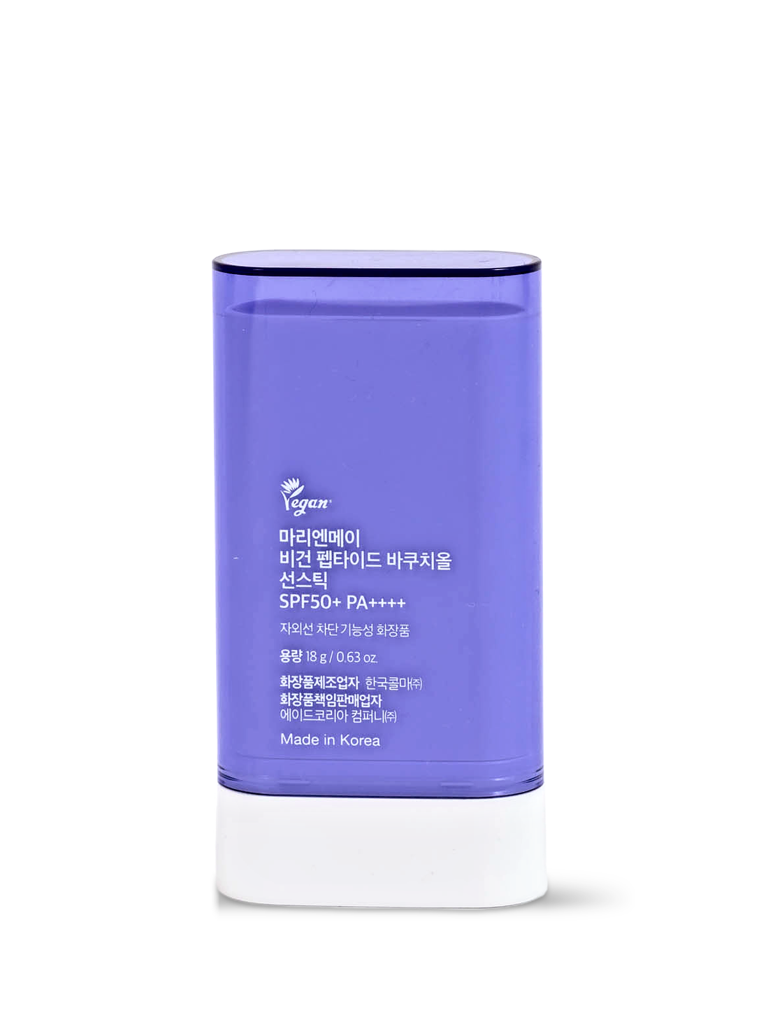 Stick solaire Vegan Peptide Bakuchiol SPF50+ PA++++ Mary & May, 18 g