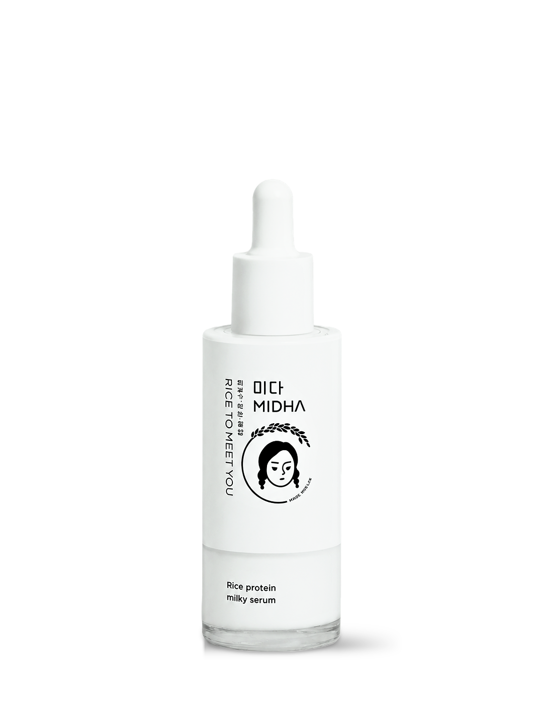 Sérum lacté aux protéines de riz MIDHA, 50 ml, vue de face
