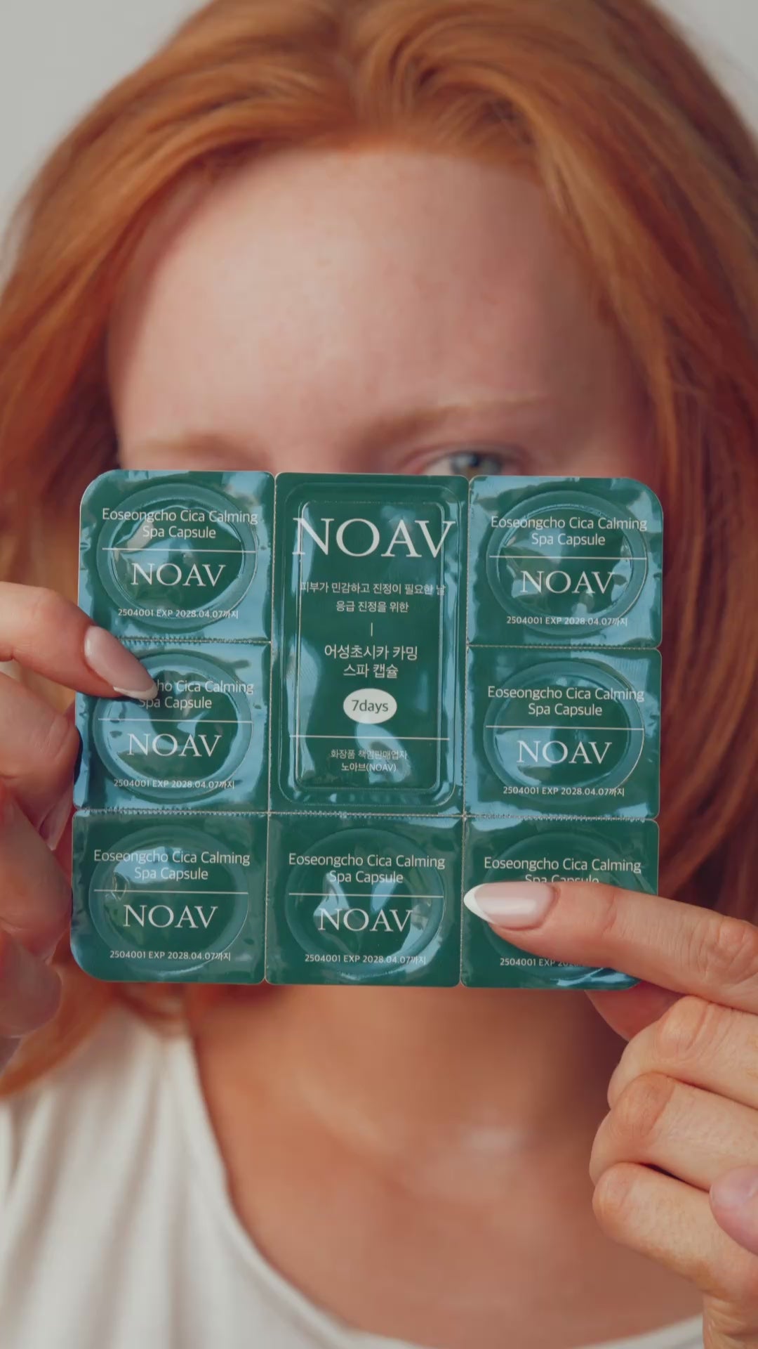 Vidéo de présentation, capsules cica apaisantes Cica Calming Spa Capsule NOAV