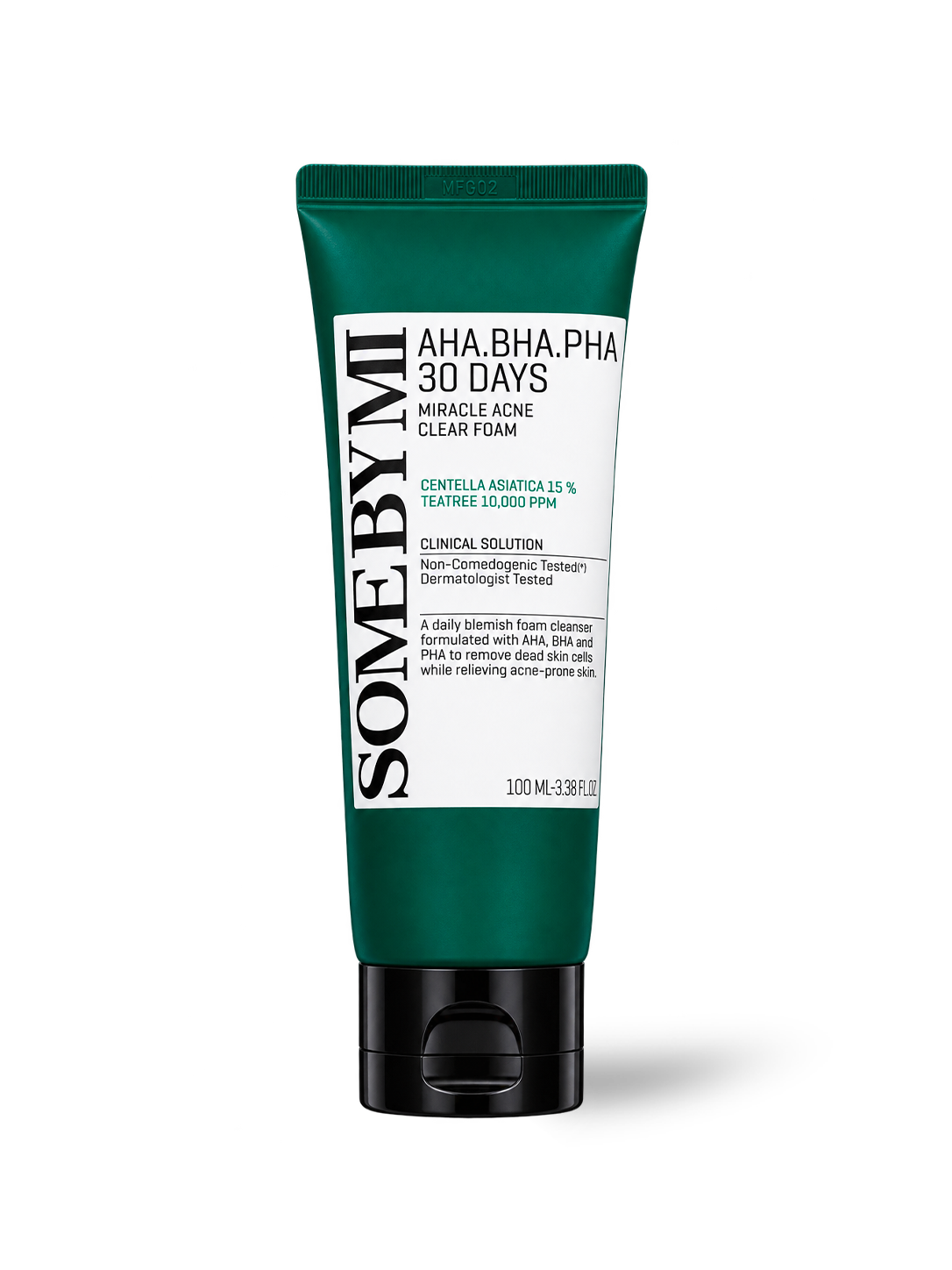 Mousse nettoyante AHA BHA PHA 30 Days Miracle SOME BY MI, 100 ml, vue de face