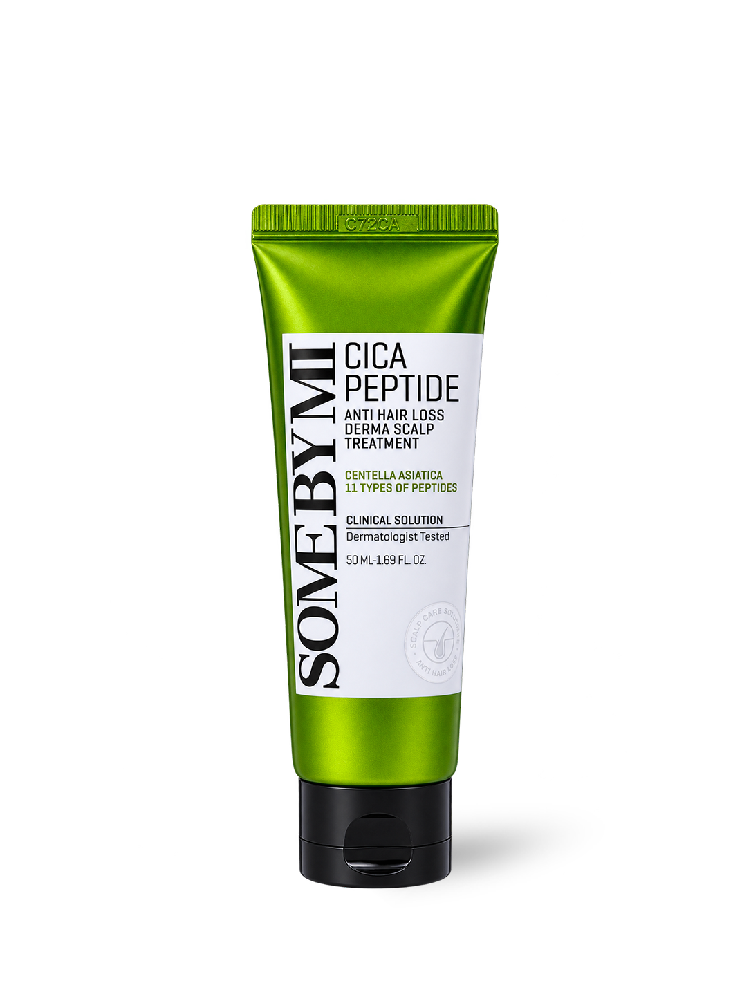 Soin cuir chevelu Cica Peptide Anti Hair Loss Derma SOME BY MI, 50 ml, vue de face