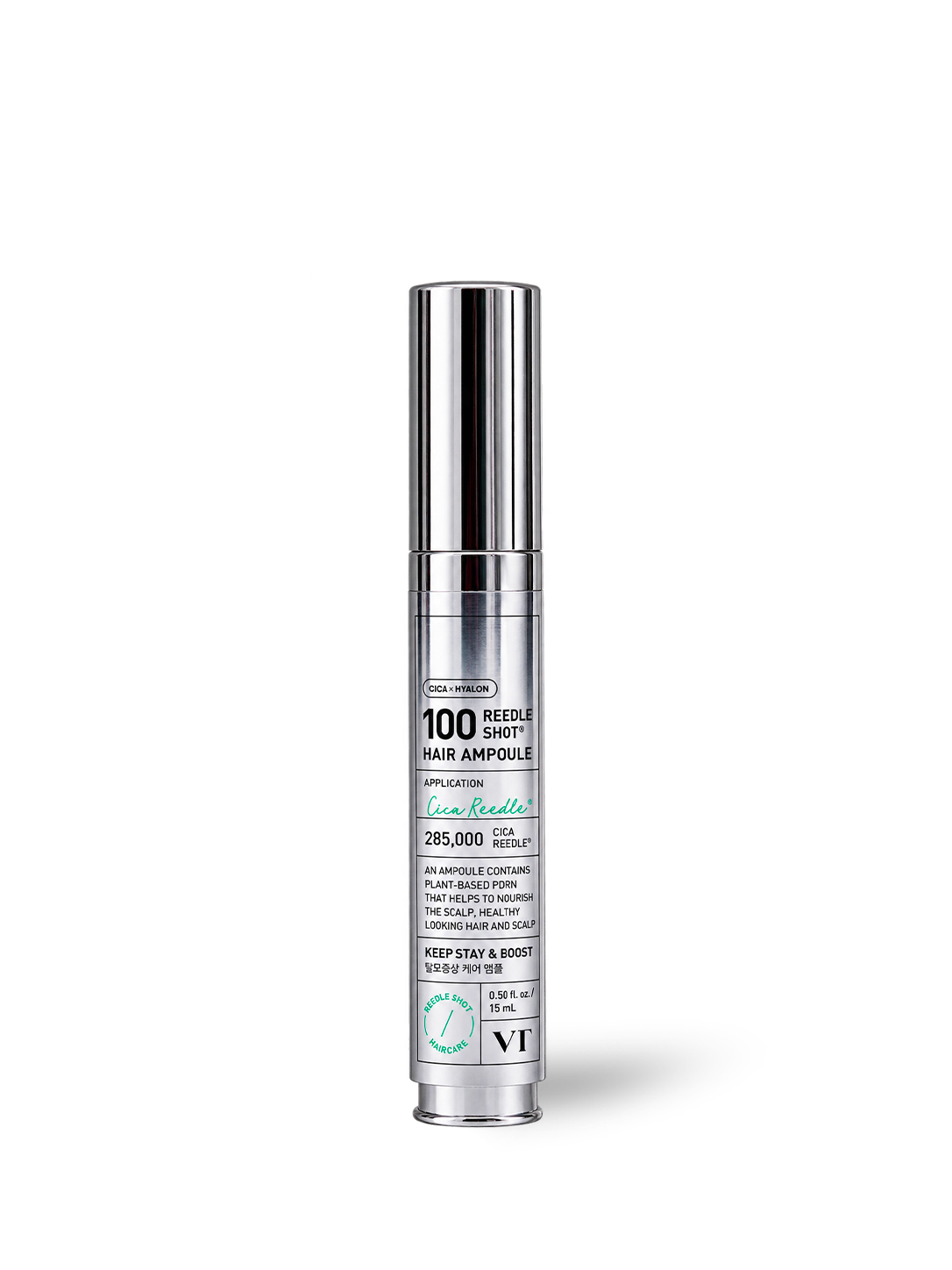 Ampoule cheveux PDRN Reedle Shot Hair 100DL VT, 15 ml, vue de face